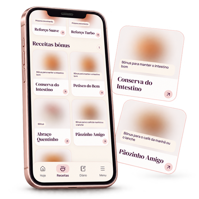 Celular e cartões das receitas bônus para depois do Dia 7.